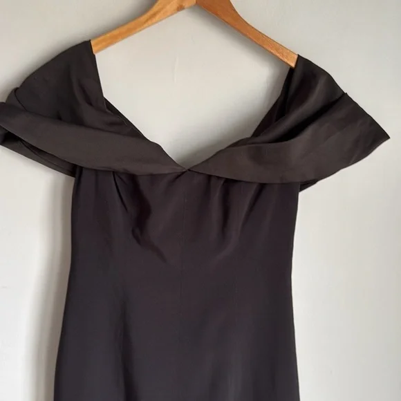 ML Monique Lhuillier Luna Crepe Mini Dress - Picture 5 of 13